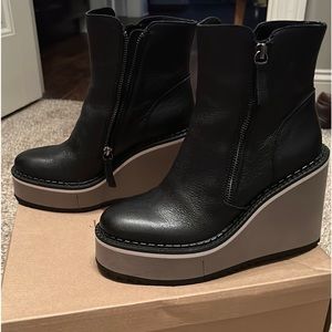 Naked Feet Avail Black Platform Boots